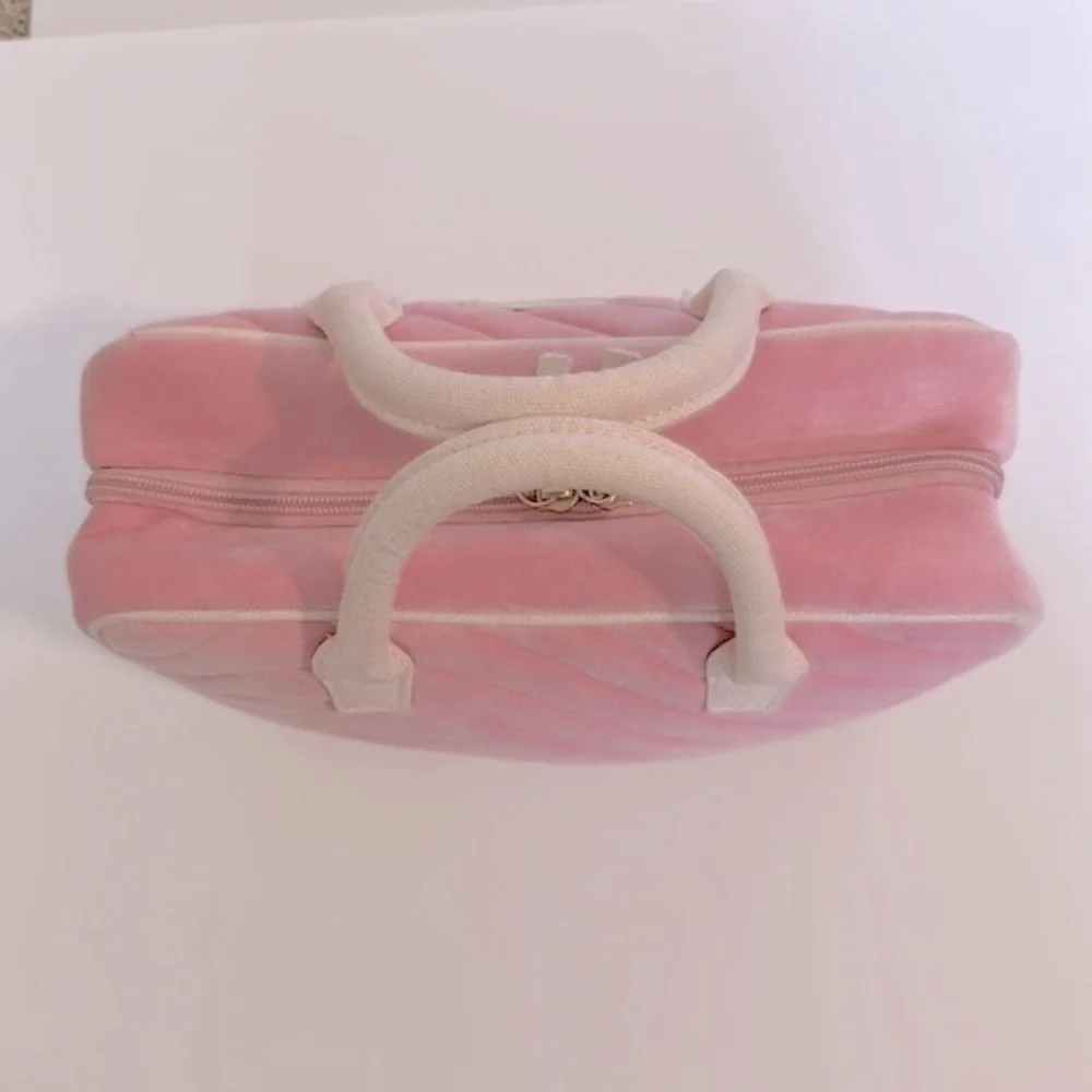 Benefit cosmetics travel bag with handles PINK NWOT